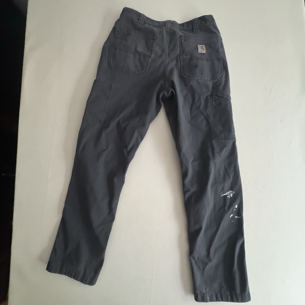Carhartt Men's Pants Rugged Flex Relaxed Fit Distressed Carpenter WorkWear 34x34